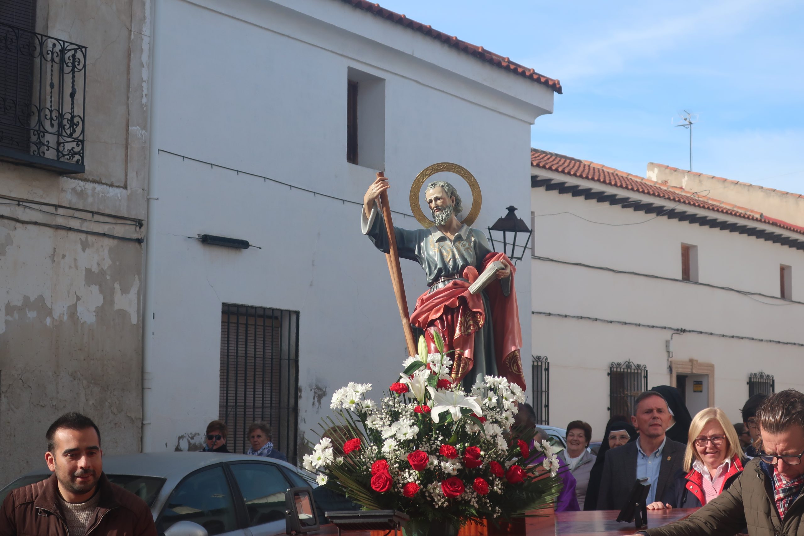 Talla de San Andres procesion 2022