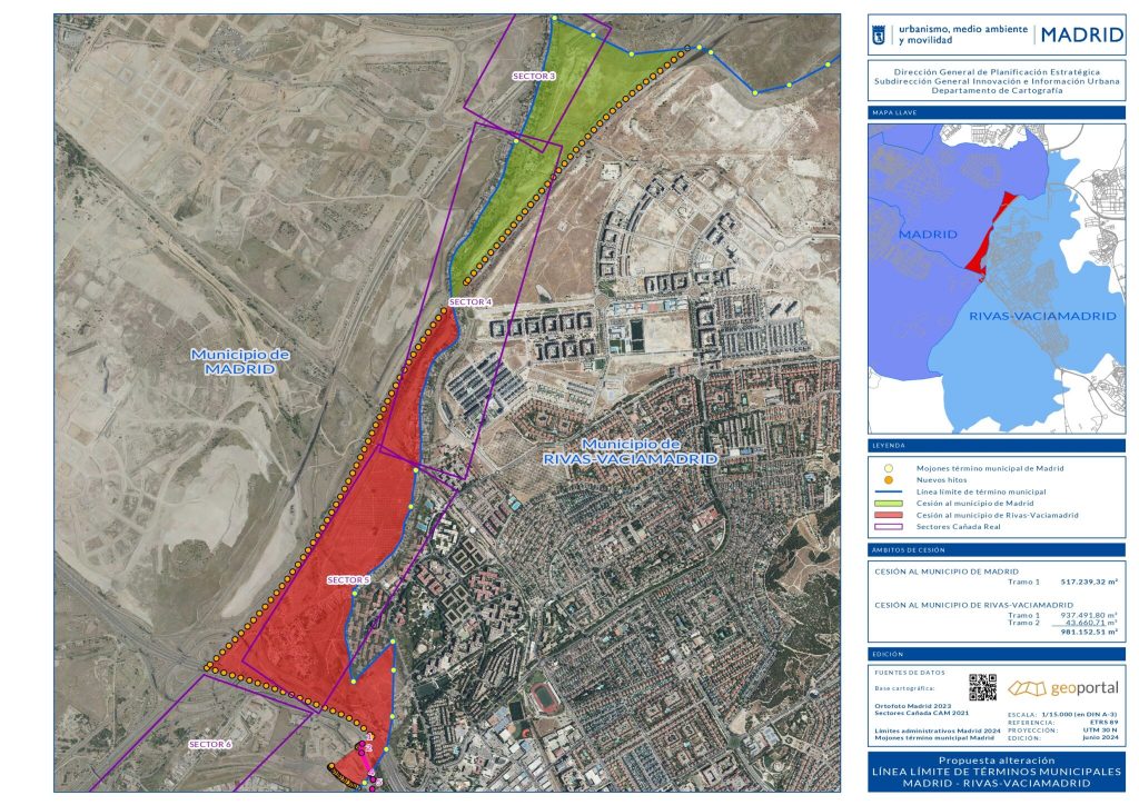 Madrid y Rivas redefinen sus fronteras para mejorar la gestión de la ...