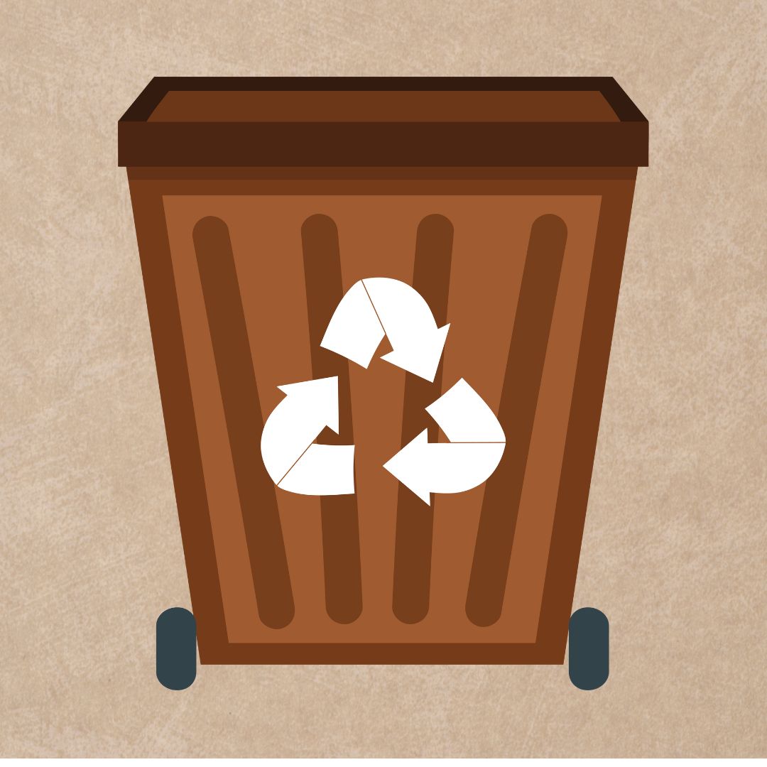 contenedor marron residuos organicos