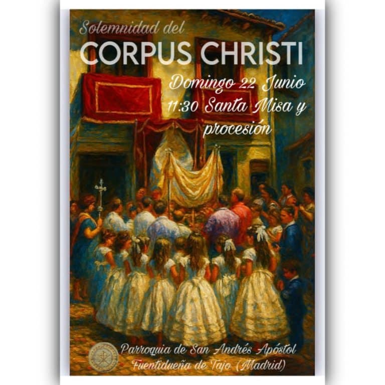 Cartel Corpus Christi Fuentidueña 2025