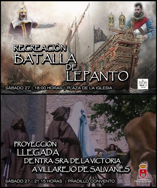 cartel recreación Batalla Lepanto