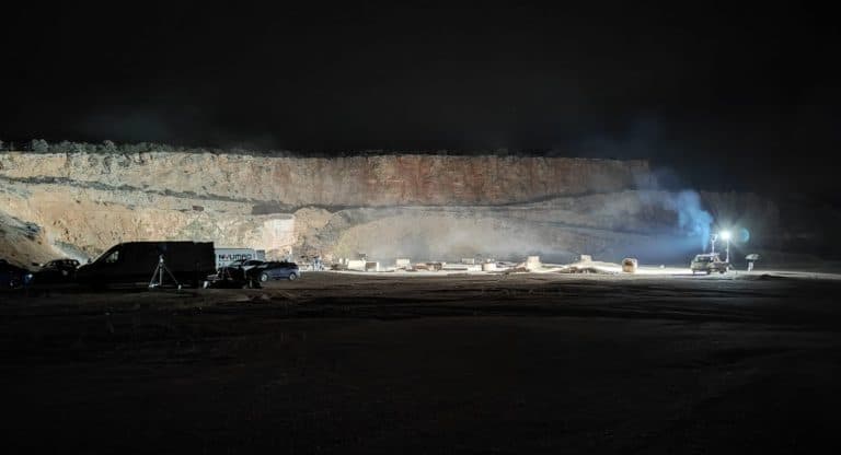 Rodaje cantera Orusco