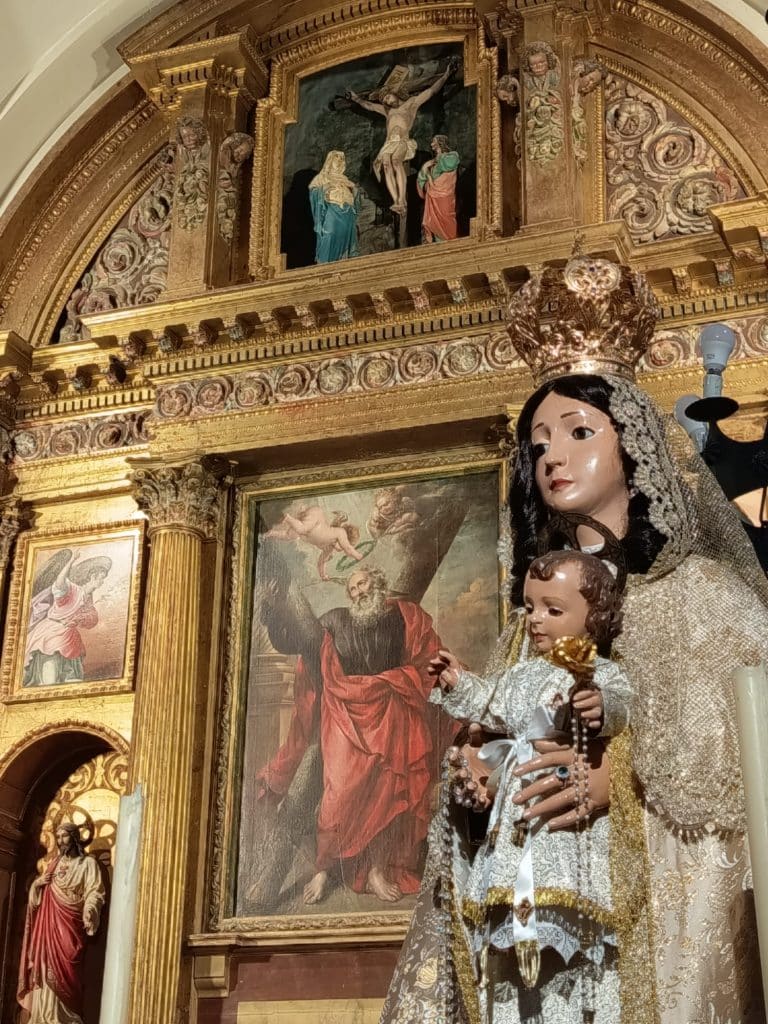 tall a Virgen del Rosario Fuentidueña