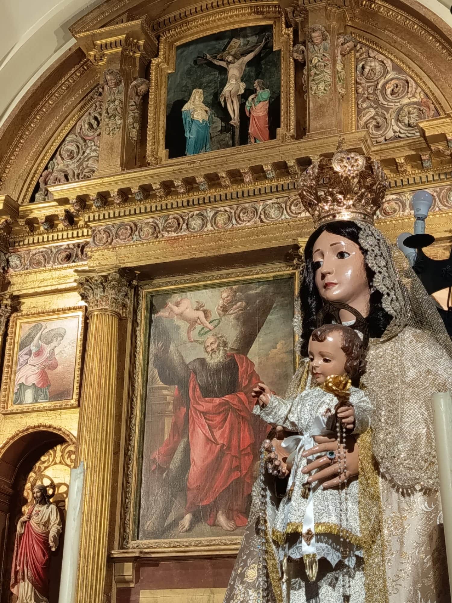 tall a Virgen del Rosario Fuentidueña